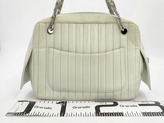 CHANEL Lambskin Chain Bag Tote Bag