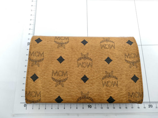MCM MCM Leather Monogram Long Wallet Wallet