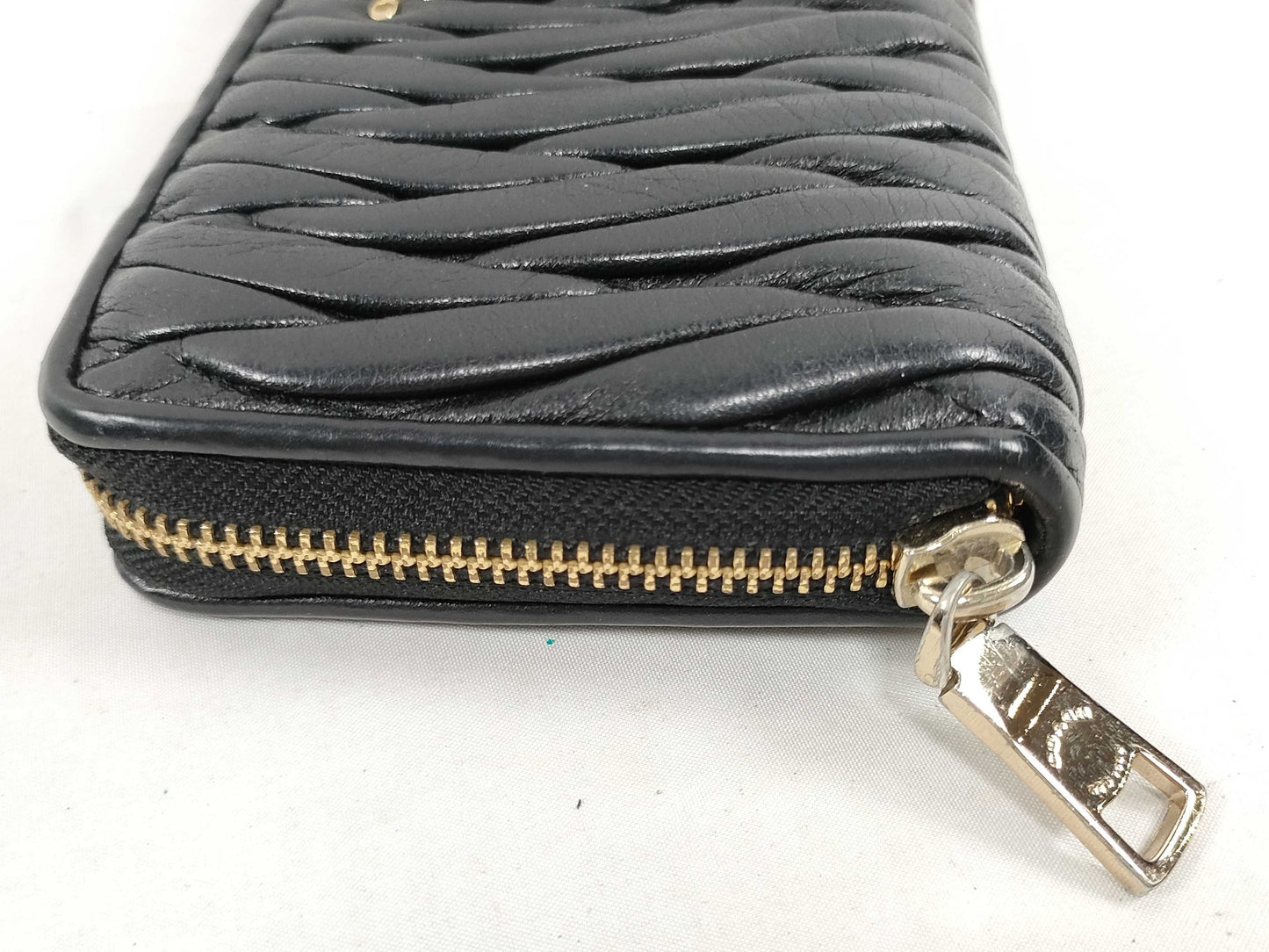 COACH Matellase Leather Long Wallet Wallet