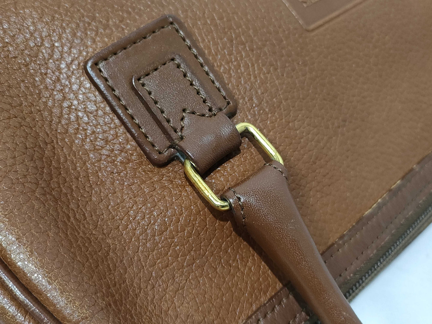 BURBERRY Leather Handbag Mini Boston Handbag