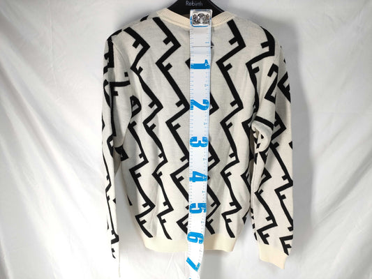 FENDI Men's Men's FENDI Current Tag Zucca FF Pattern Knit Top