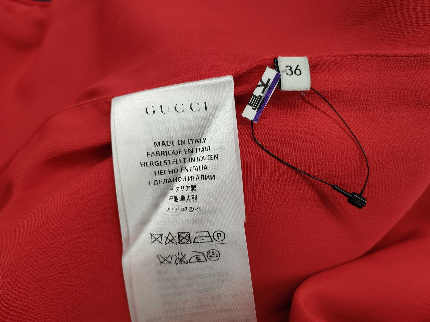 GUCCI Gucci Pearl Ruffle Coat Wool Coat