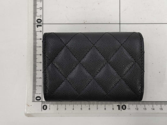 CHANEL Matlasse Small Flap Wallet Caviar Skin Wallet