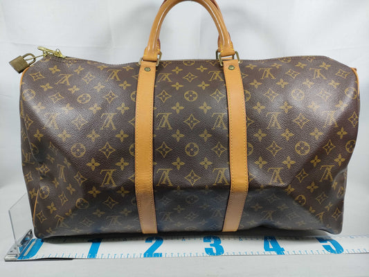 LOUIS VUITTON Monogram LV Keypol 50 Banduriere M41416 Boston Bag