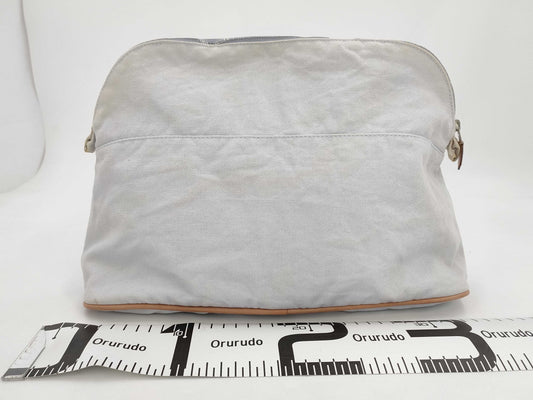 HERMES Canvas Bolly Pouch GM Pouch