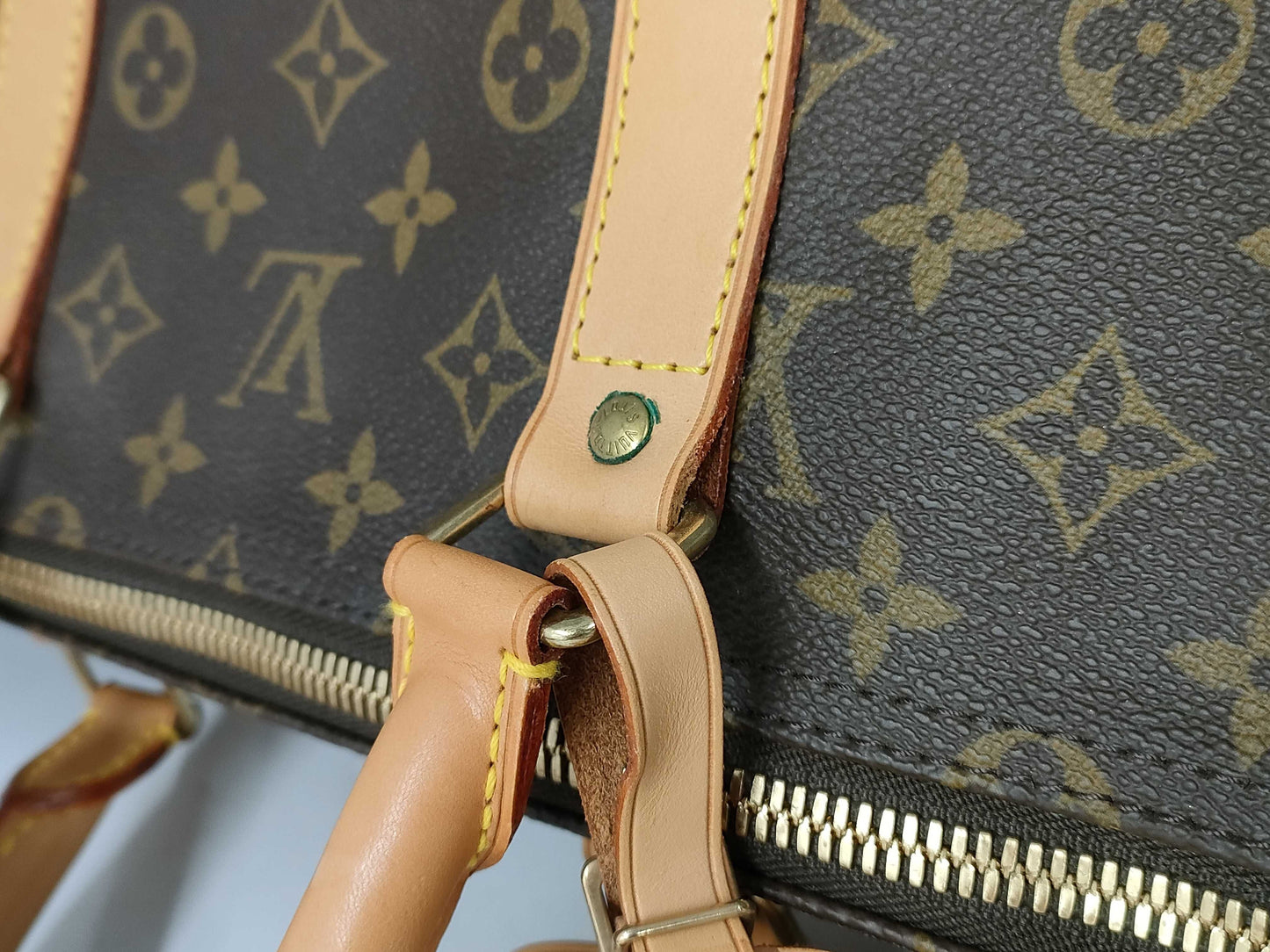 LOUIS VUITTON Kipol Banduriere 55 Boston Bag