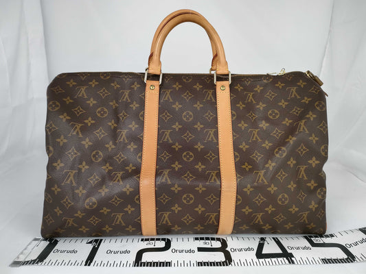 LOUIS VUITTON Monogram Keypol Boston Bag