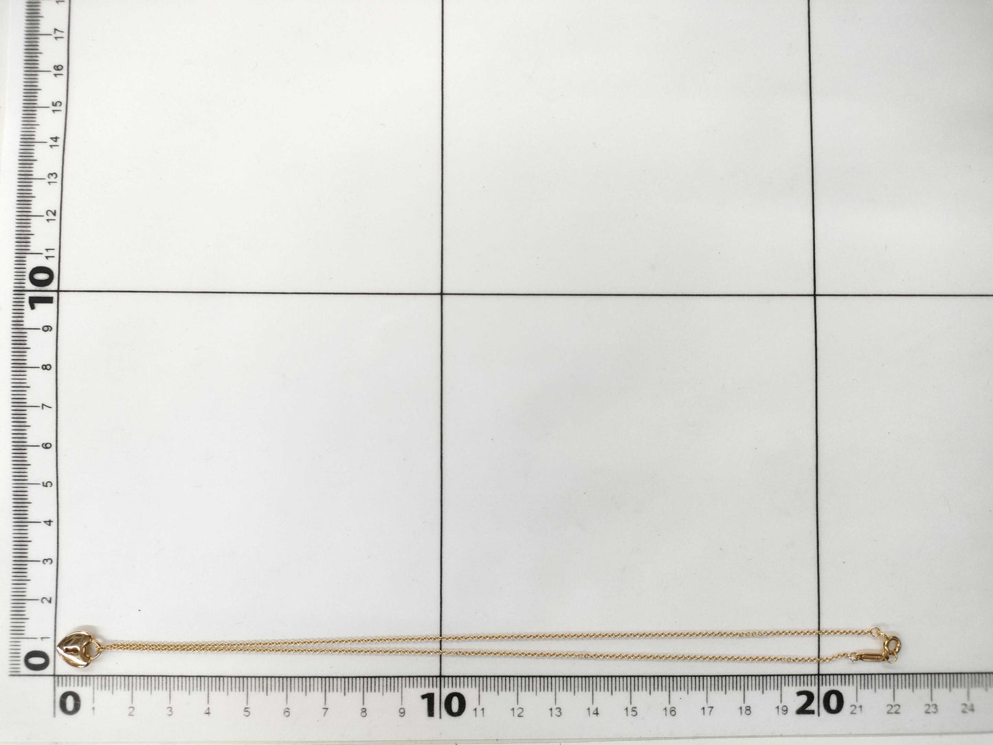 Tiffany&Co. Heartlock YG 750 3.1g Necklace