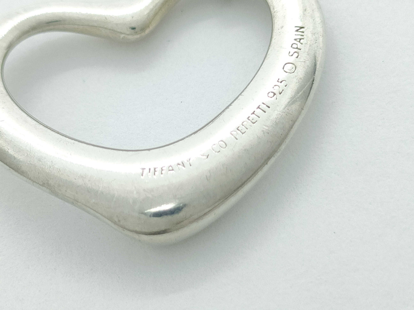 Tiffany & Co. Open Heart Necklace, 925, 4.5g