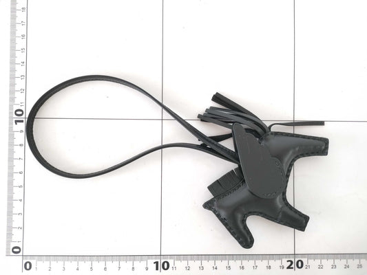 HERMES Hermes Charm Rodeo Pegasus PM Black x Agnomero/Swift K Engraved Other Accessories Other Accessories