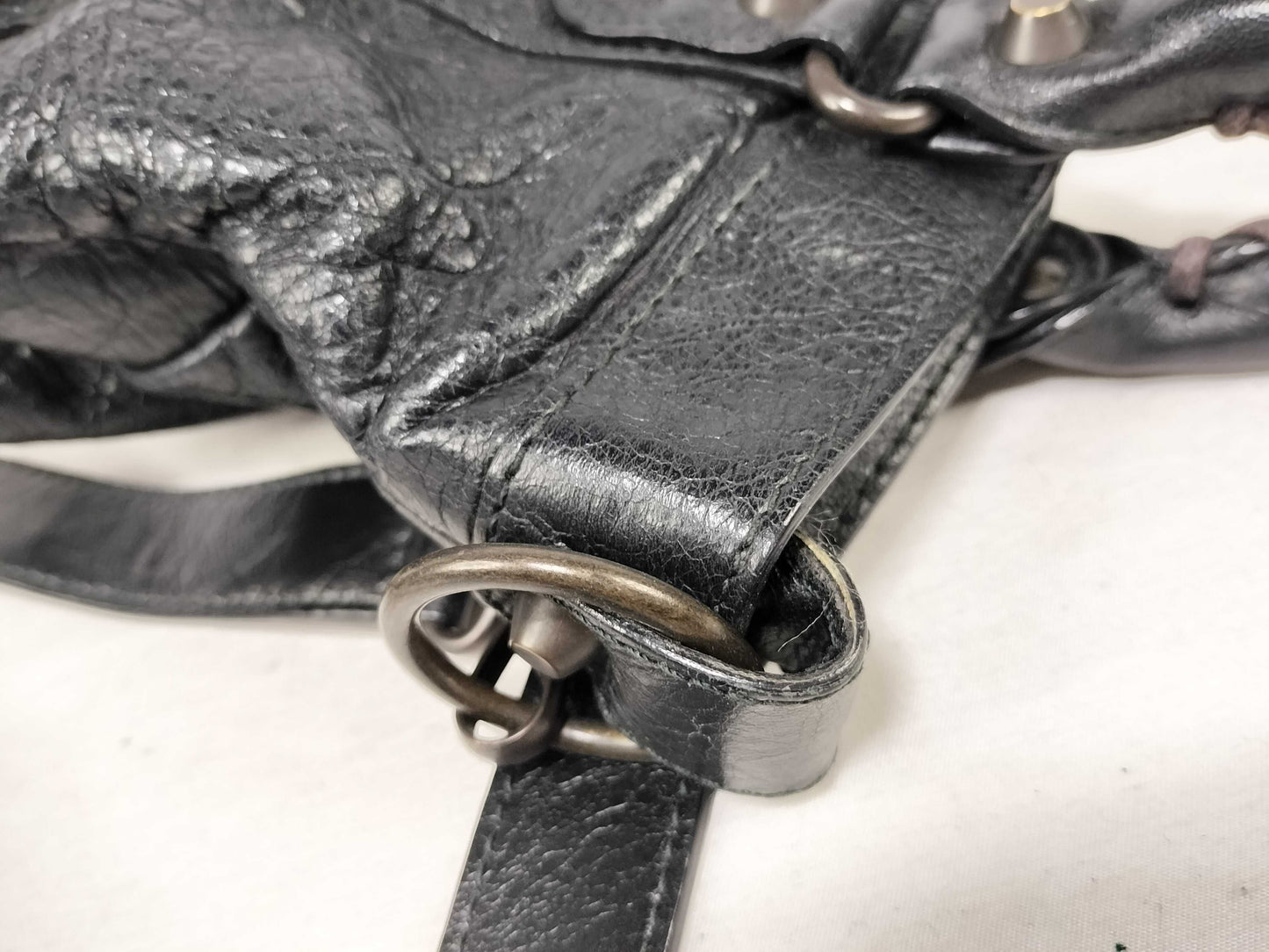 BALENCIAGA The First BALENCIAGA The First City Black 2-Way Handbag Handbag