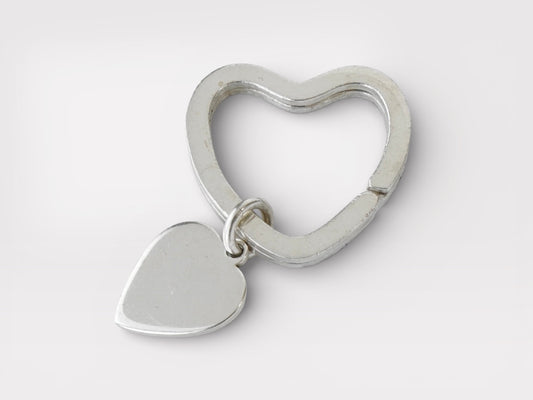 Tiffany & Co. Heart Silver 925 Keyring Charm Keycase Keychain