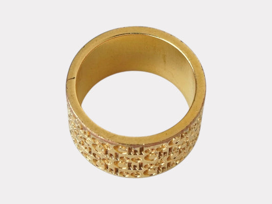 chloe Chloe Logo GP Gold Ring Ring No. 10 Ring