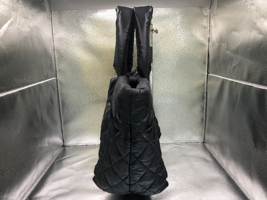 CHANEL Coco Small Seal 14070976 Nylon Black Tote Bag