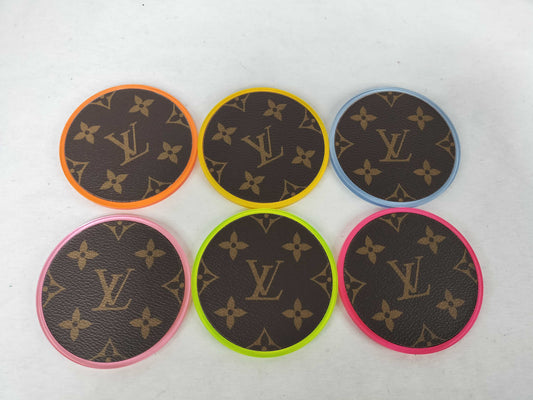 LOUIS VUITTON Louis Vuitton Coaster Set of 6 Monogram GI0489 MD0241 Other Accessories