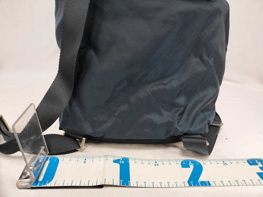 PRADA Nylon Prada Rucksack Small Backpack Nylon Triangle Plate Navy Dark Blue Rucksack