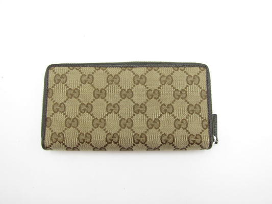 GUCCI GG Canvas Round Long Wallet 307980 S Hardware Wallet