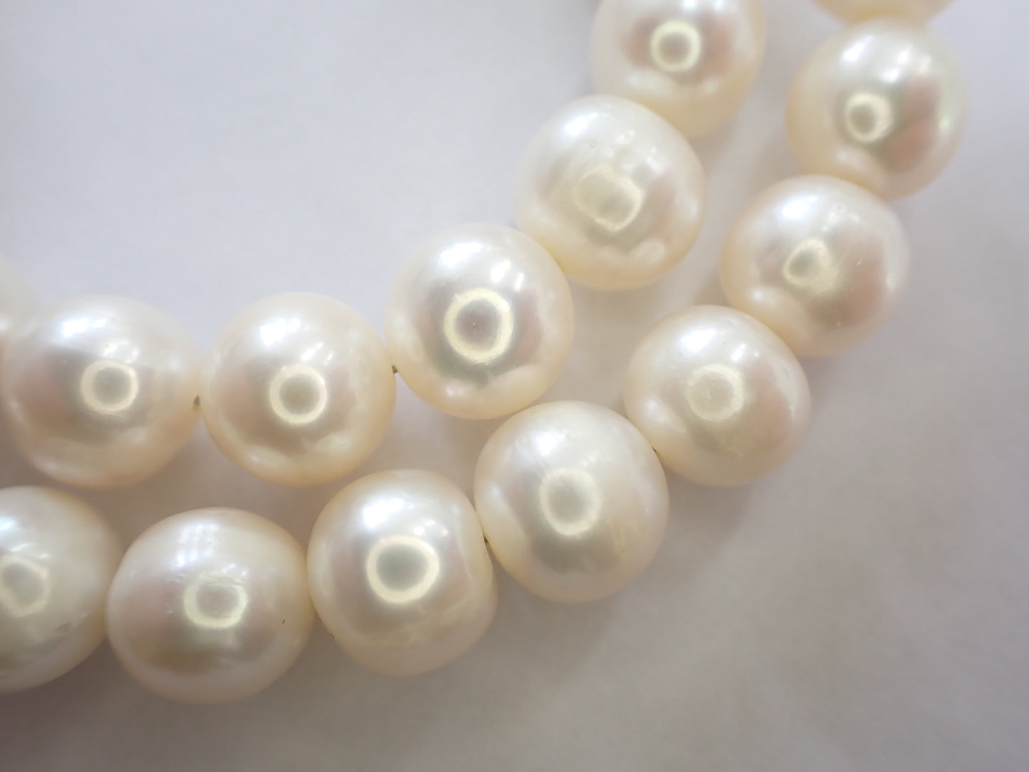 Semi-round pearl diameter approx. 9.6-10.6mm METAL 62.5g Necklace