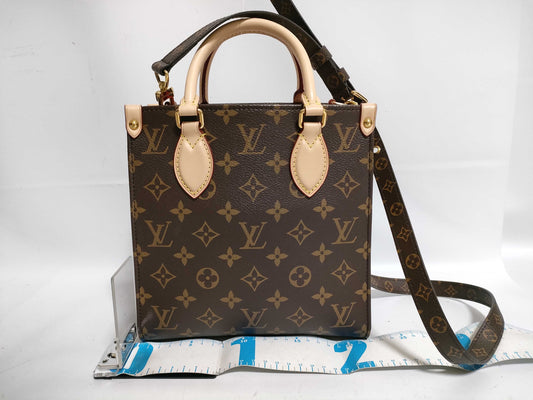LOUIS VUITTON Monogram LV Sac Plat BB Shoulder Bag