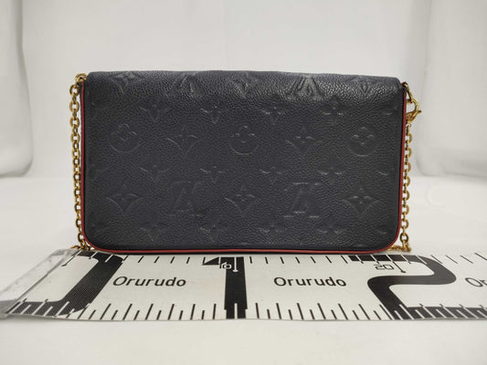 LOUIS VUITTON LOUIS VUITTON Monogram Unplanted Pochette Felicity M83589 Shoulder Bag Chain Louis Vuitton Shoulder Bag