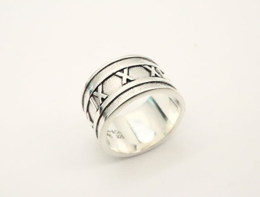Tiffany&Co. Atlas Wide 925 #10.5 Ring