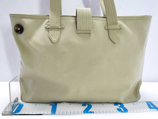 Salvatore Ferragamo Gancini Ferragamo Gancini Canvas Tote Tote Bag