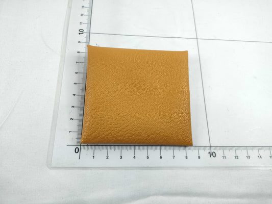 HERMES Bastia Orange □P Engraved Box Coin Case