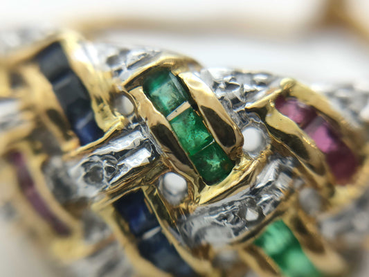 Colored Diamond 750 10.8g Pendant Top