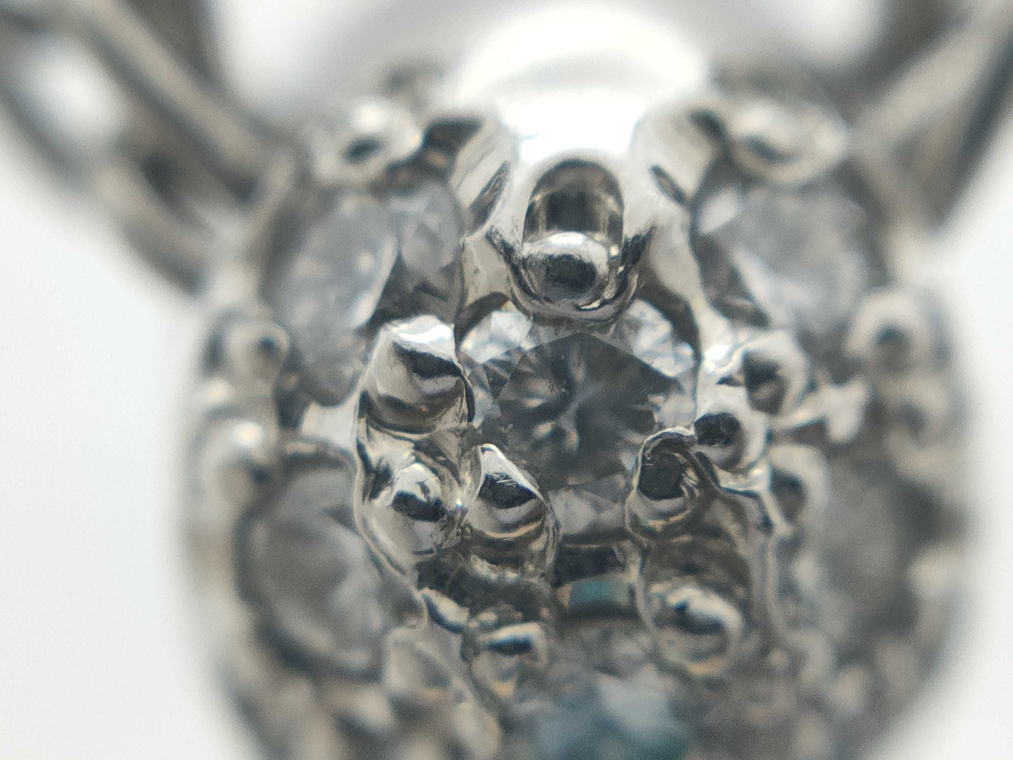 CRESCENT VERT Colored Stone 3.10ct D0.11ct Pt950/850 12.7g Necklace