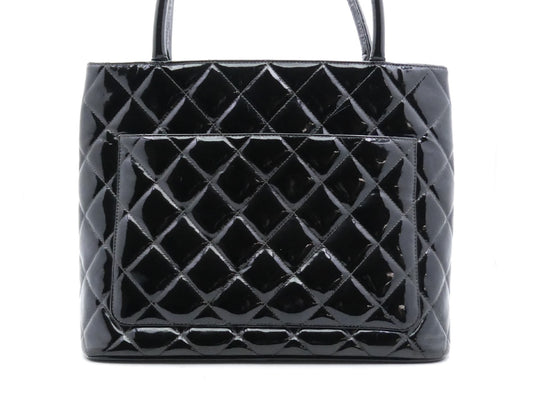 CHANEL Reissue Tote Enamel Coco Mark Tote Bag