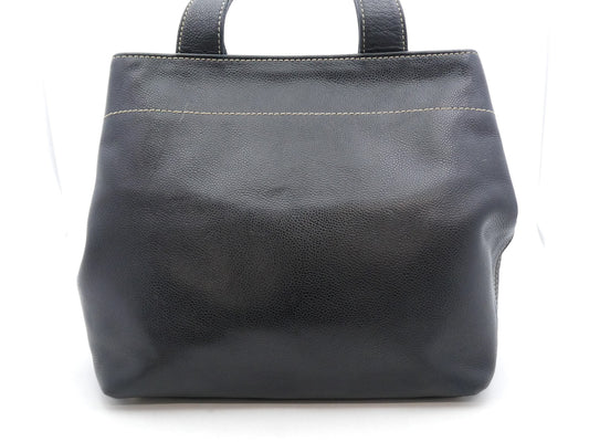 CHANEL Caviar Skin Coco Mark 2WAY Handbag