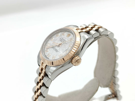 ROLEX 179171G G655065 Meteorite Dial Jubilee Breath Women's Watch