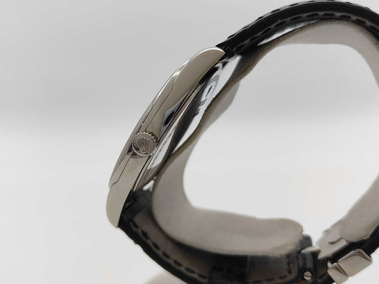 4243/9 D786881 Hand-Wound Black Dial K18 Men's Watch