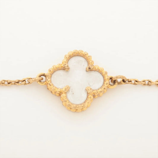 Van Cleef&Arpels Sweet Alhambra Mother-of-Pearl YG Au750 1.8g Bracelet & Bangle