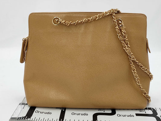 CHANEL Caviar Skin Chain Shoulder Bag 5th Range Shoulder Bag