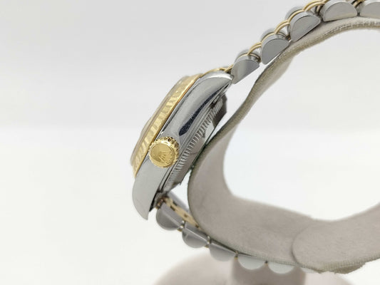 ROLEX 69173G S699126 Champagne Dial Jubilee Breath Women's Watch