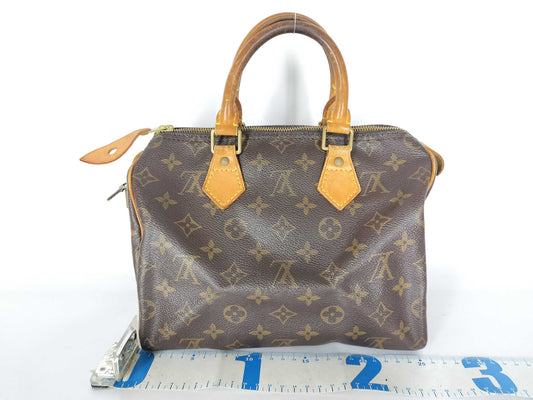 LOUIS VUITTON Monogram Louis Vuitton Speedy 25 Boston Bag