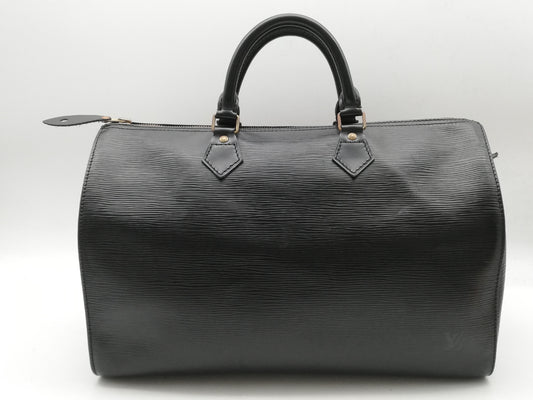 LOUIS VUITTON Epi Speedy 35 M42992 Noir Handbag