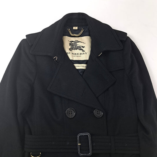 BURBERRY LONDON Burberry SANDRINGHAM Trench Coat, Excellent Condition, 100% Cashmere, Size 175