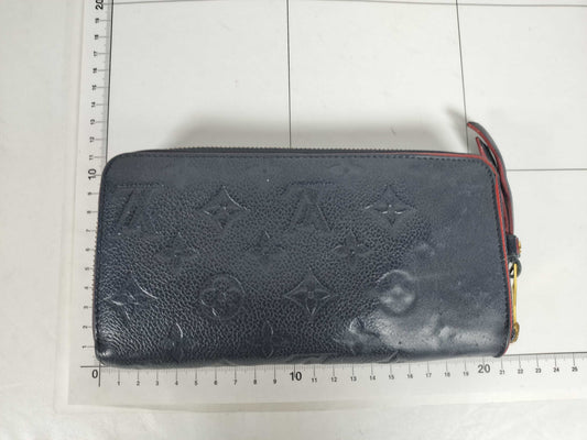 LOUIS VUITTON Monogram Unplanted Vuitton Zippy Wallet Marine Rouge M62121 SD2129 Wallet
