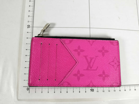 LOUIS VUITTON Vuitton Coin Card Holder Taigarama M21256 RFID Card Case, Pass Case, Business Card Holder