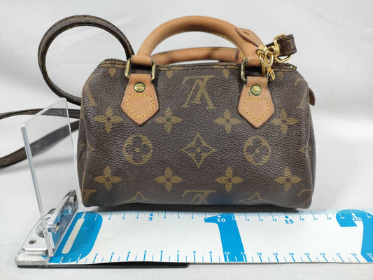 LOUIS VUITTON Monogram Vuitton Mini Speedy M41534 Monogram Shoulder Bag Handbag Shoulder Bag