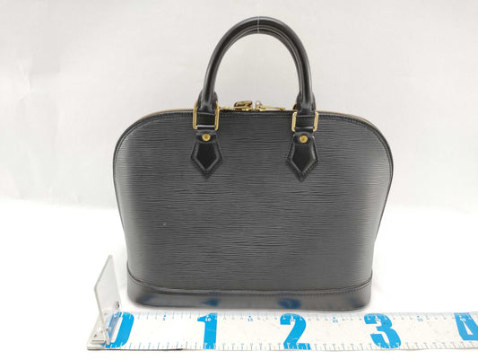 LOUIS VUITTON Epi Vuitton Epi Alma M52142 Black Handbag Handbag