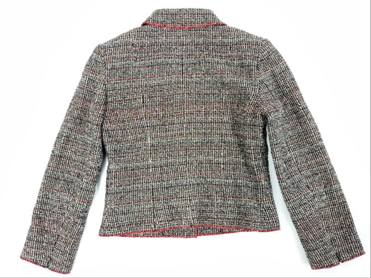 CHANEL Cropped Mixed Tweed Jacket, Authentic Japanese Product, 03P P21050V12428 #38