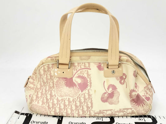Dior Dior Trotter Flower Bag Mini Boston Bag Bag