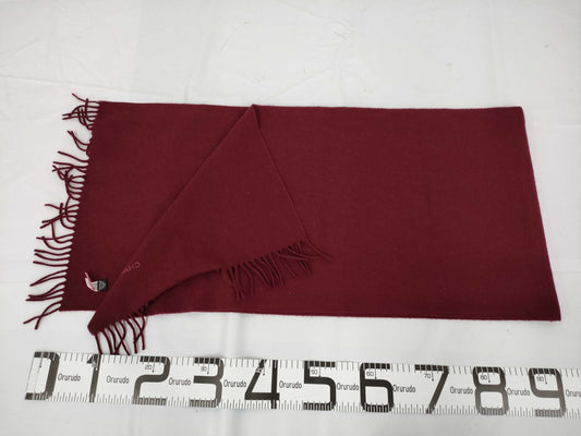 CHANEL Logo Bordeaux Muffler