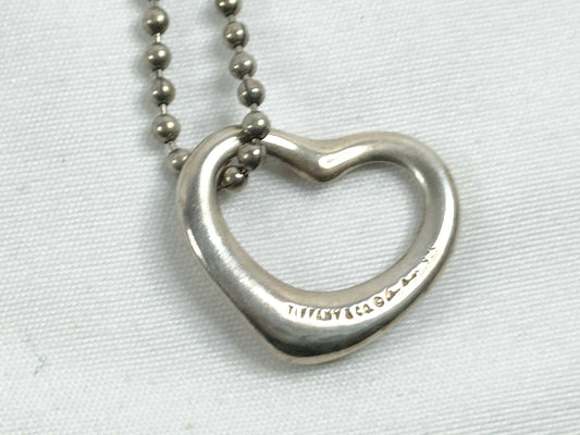 Tiffany&Co. Open Heart Tiffany SV925 Open Heart Necklace Necklace