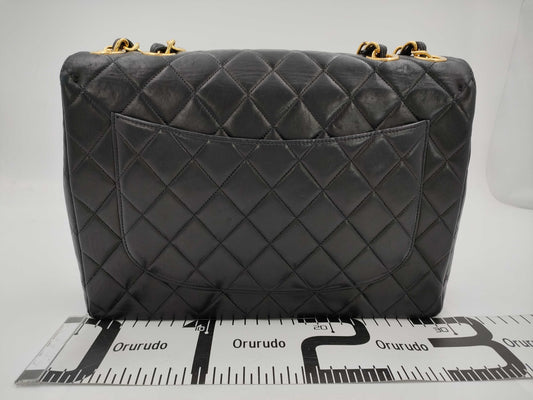 CHANEL Deca Matlasse Chain Shoulder Black Shoulder Bag
