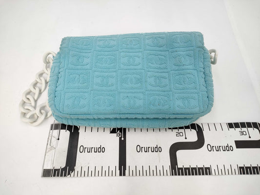 CHANEL Pile Plastic Chain Shoulder Bag