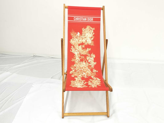 Dior Deck Chair Orange Chair